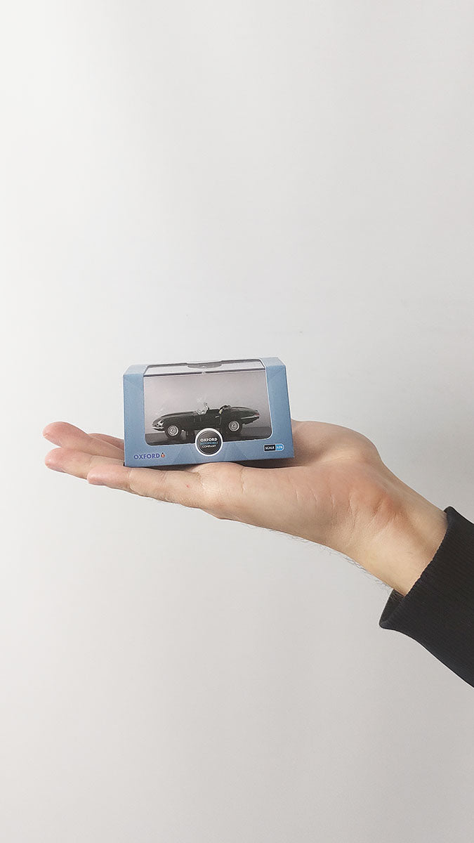 Green Jaguar E Type Oxford Diecast 1:76 Miniature Car Model