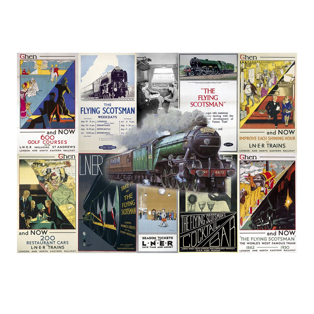Gibsons 1000 Piece Flying Scotsman Jigsaw