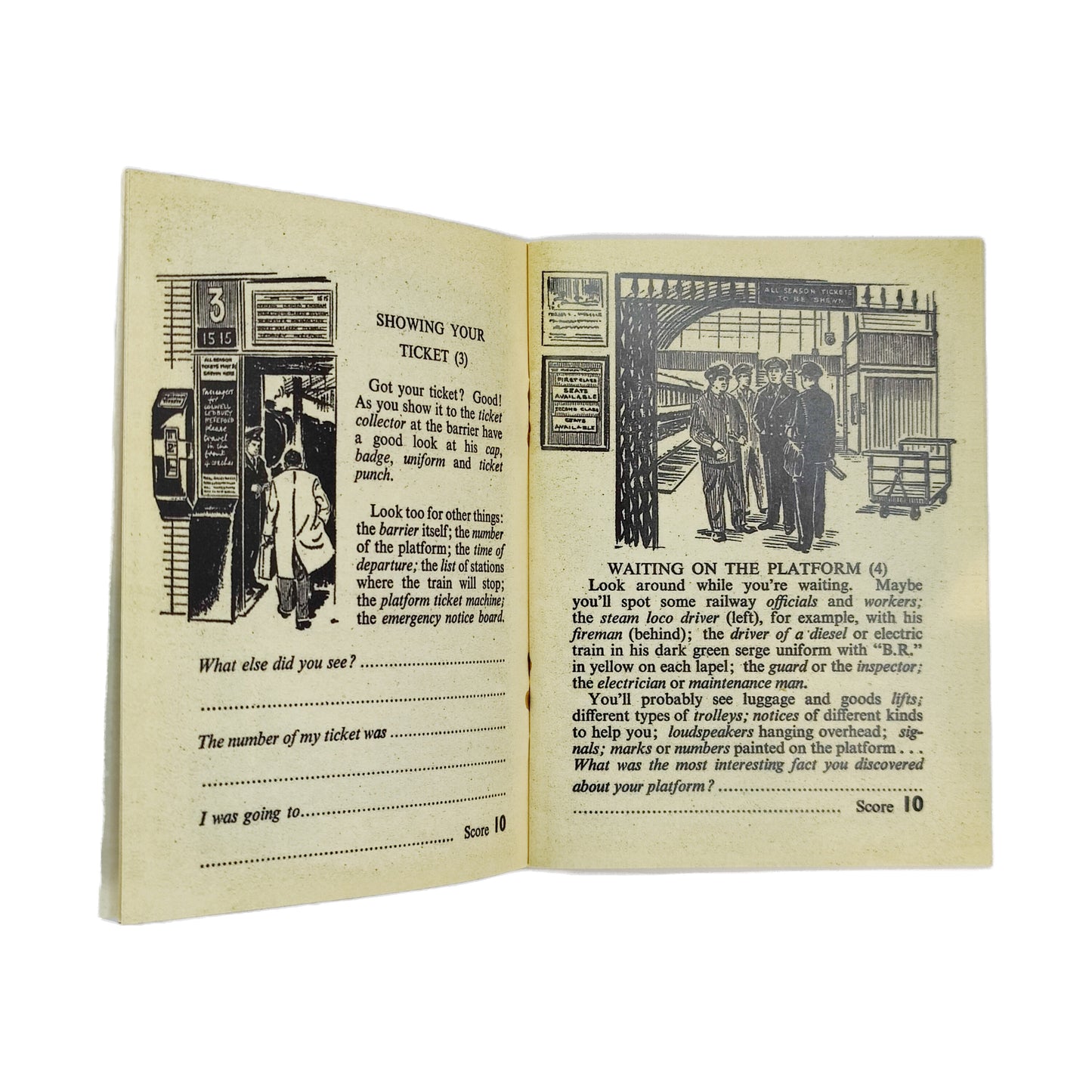 Replica I-Spy on a Train Magazine