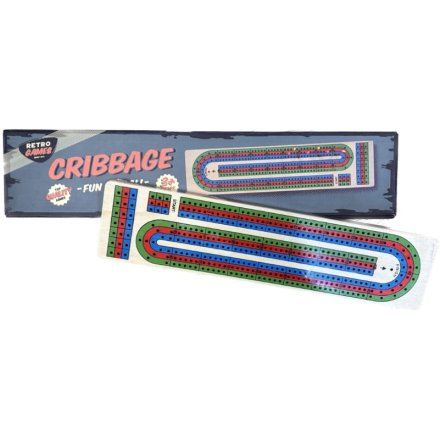 Retro Wooden Cribbage Set