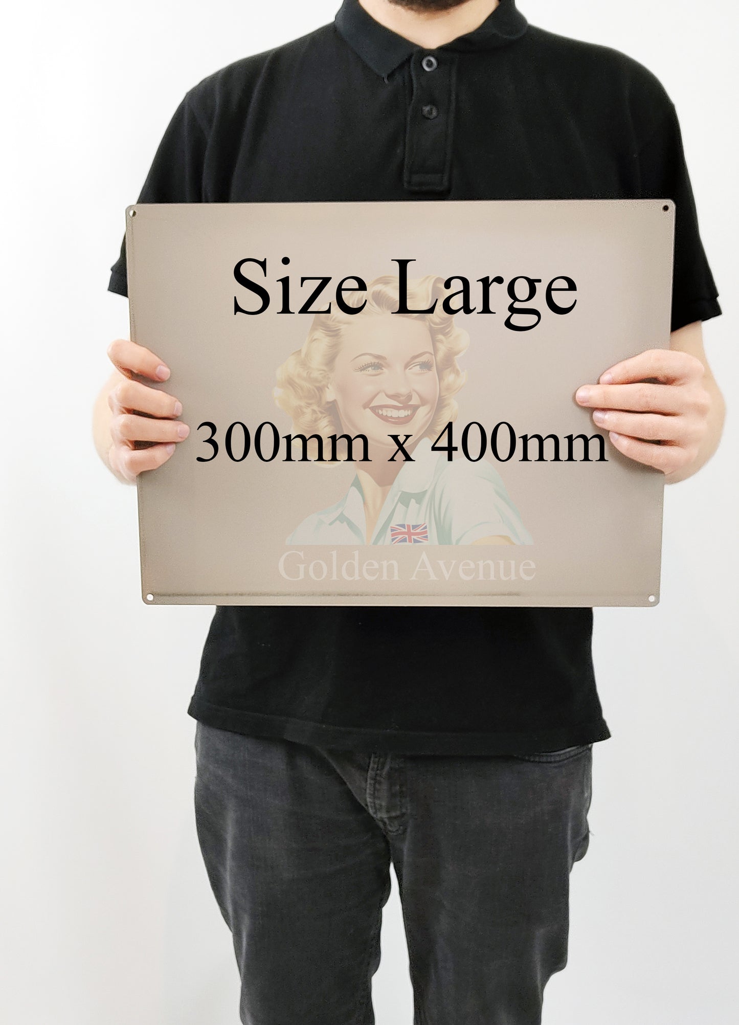 Large 'Titanic White Star Line' Metal Travel Poster Sign - 15" x 12"