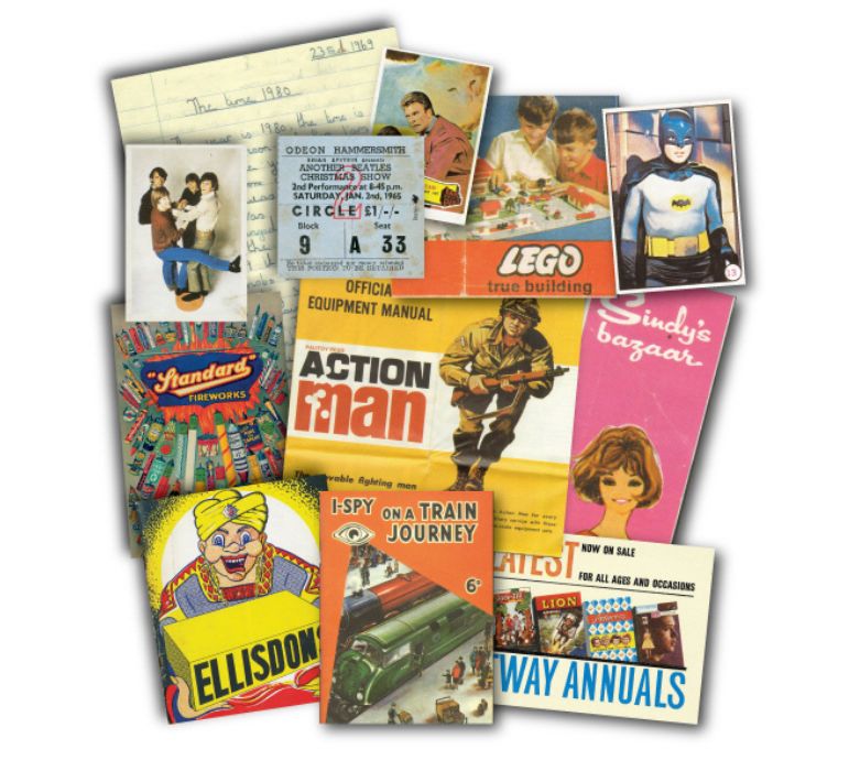 A time capsule pack from the sixties, making the perfect gift for someone who was born in the 1960s.