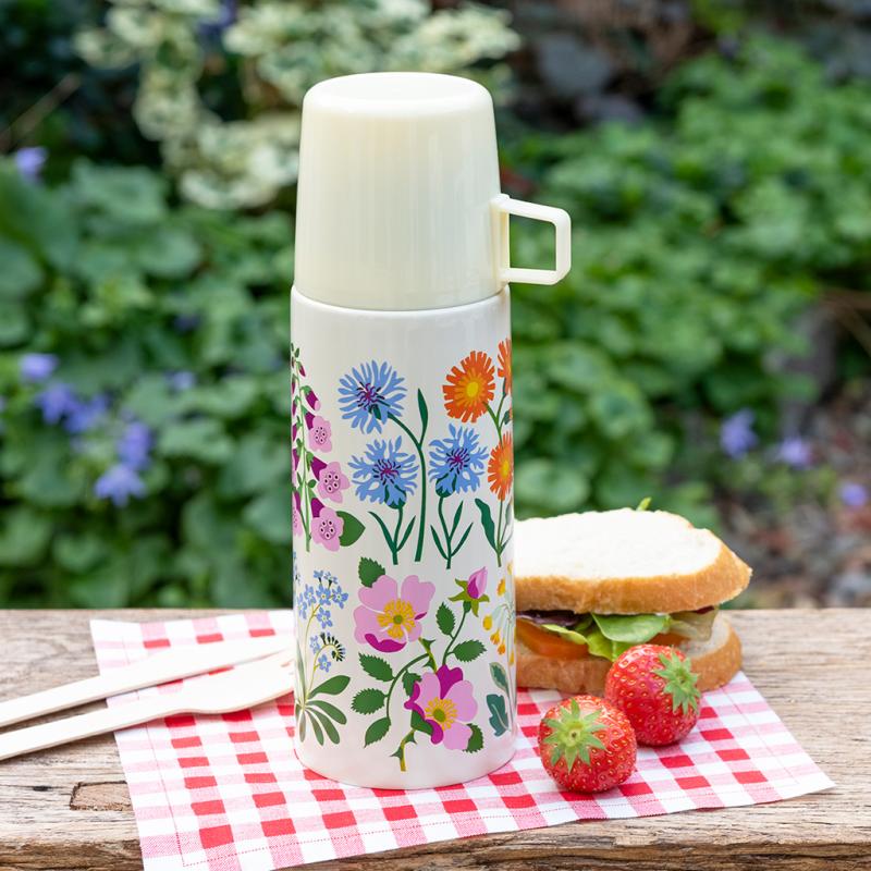 Wild Flowers Hot & Cold Steel Flask