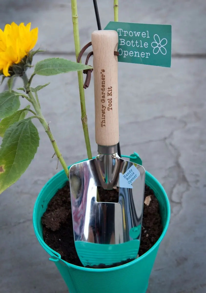 Beer Bottle Opener Trowel - 'Thirsty Gardener's Tool Kit'